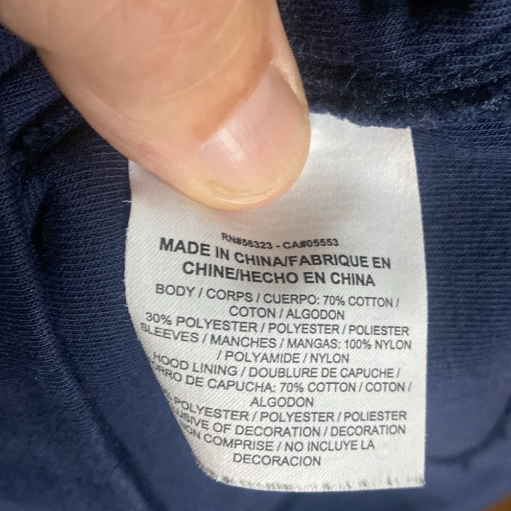 Nike 1/2 diagonal zip tech hoodie sweatshirt size large two tone blue - Picture 8 of 9